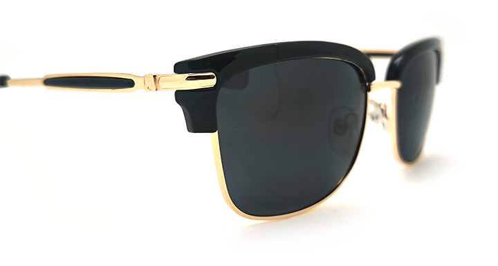 عینک آفتابی کلابمستر پلاریزه AOLISE کد DAL9071 با فریم مشکی