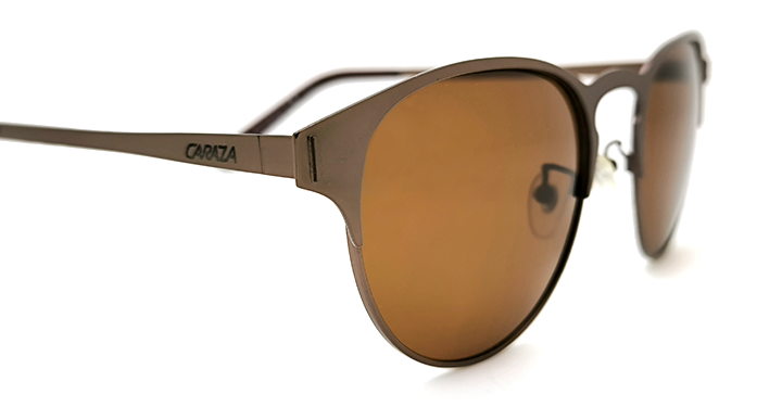 عینک آفتابی پلاریزه فلزی مدل کلابراند کارازا کد CA006 مسی
