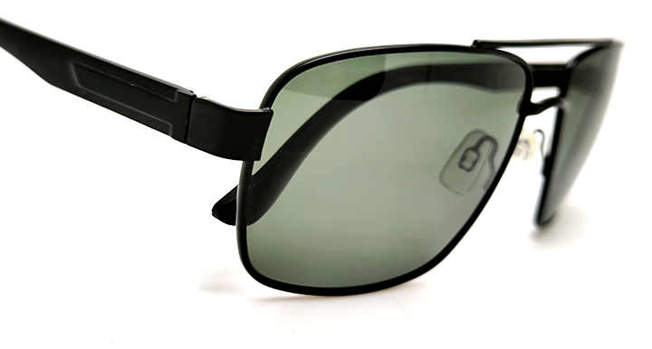 عینک آفتابی مردانه فلزی سیتی ویژن با عدسی پلاریزه سبز و دسته آلومینیوم | کد 208053_C3