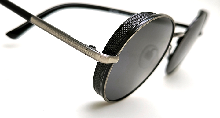 عینک آفتابی گرد فلزی آج دار ماتریکس کد MT855 نوکمدادی