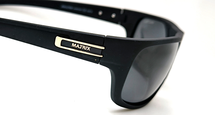 عینک آفتابی مردانه اسپرت ماتریکس Matrix با عدسی پلاریزه مشکی مات | کد MX022