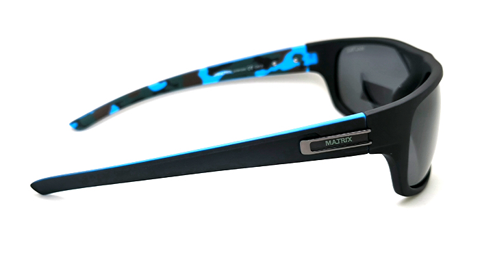 عینک آفتابی مردانه اسپرت ماتریکس Matrix با عدسی پلاریزه آبی چریکی | کد MX022