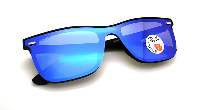 عینک آفتابی کپی بلیز ویفرر ری‌بن RayBan با عدسی آینه ای پلاریزه | کد RB4487