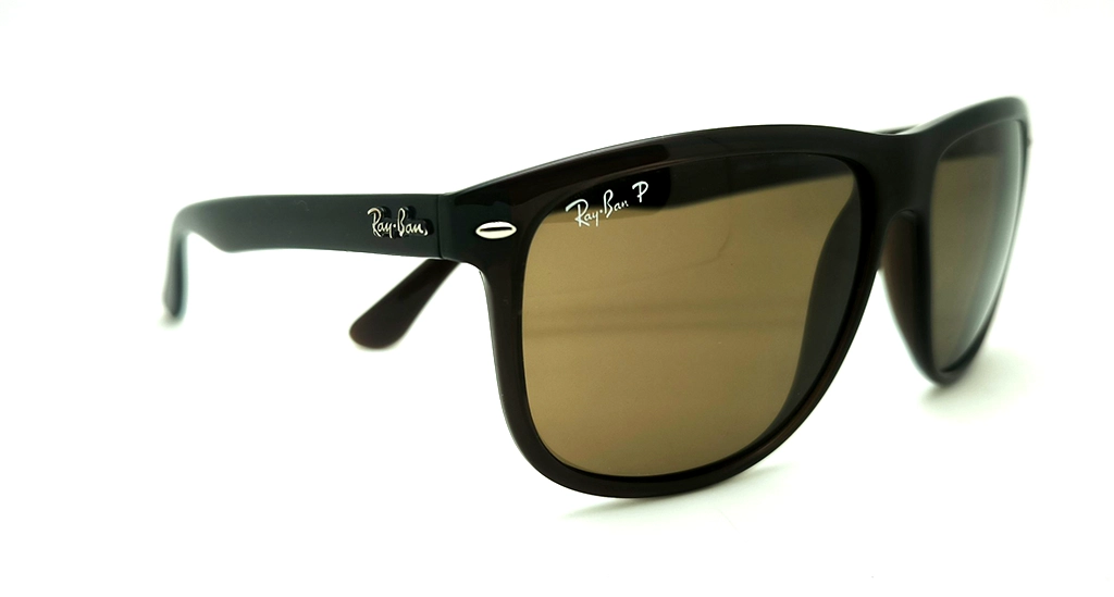 عینک آفتابی مسترکوالیتی یونیسکس ری‌بن RayBan فریم قهوه ای عدسی قهوه ای پلاریزه |کد 710/51 RB4147