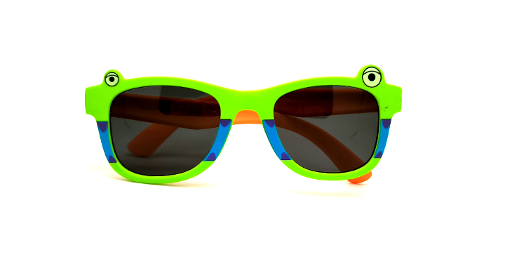 عینک آفتابی بچه‌گانه فانتزی کارازا طرح کارتونی سبز | کد s8132C7