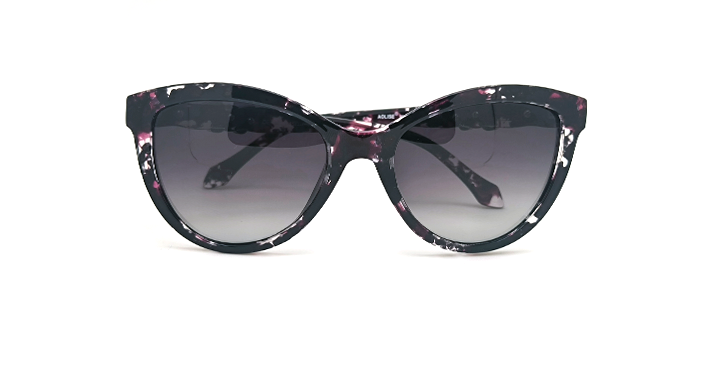 عینک آفتابی زنانه AOLISE پلاریزه طرح روبرتوکاواللی، مار نگین دار بنفش طرح دار
