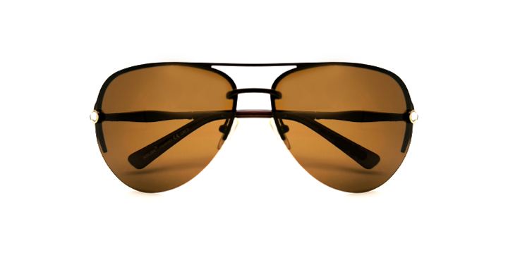 عینک آفتابی خلبانی زنانه بدون فریم Aolise با طراحی تک نگین کد DON239